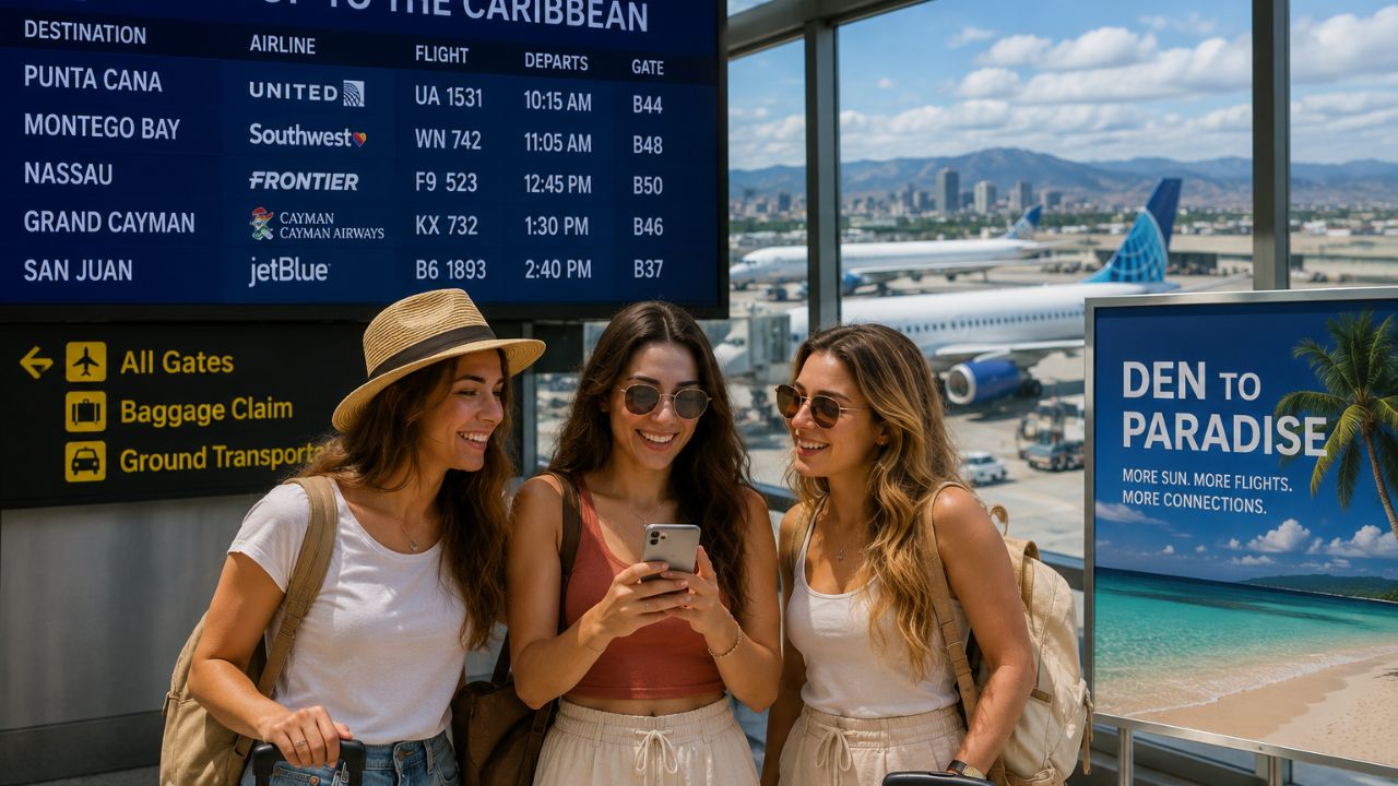Aviation Updates: Denver Airport Expands Caribbean Routes to Bypass Coastal Hub Travel Chaos