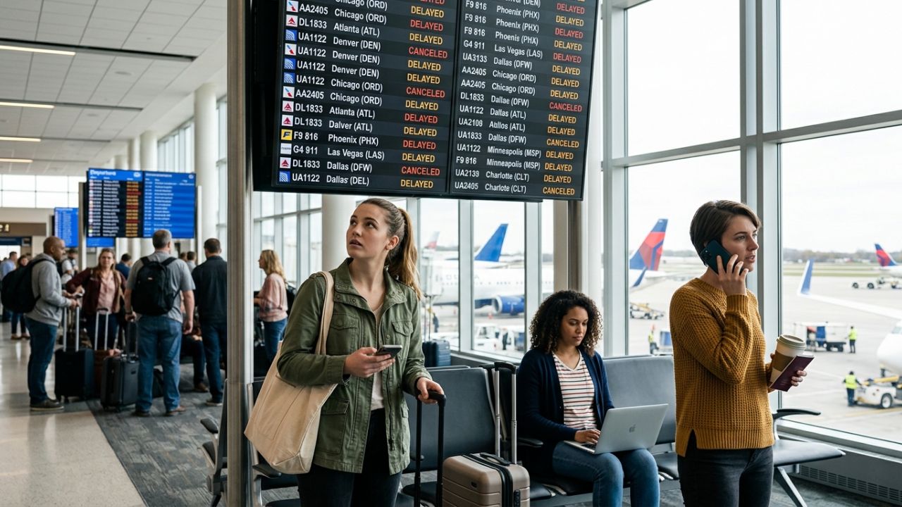 Des Moines Aviation Meltdown Sparks Travel Chaos as Delta, United, and American Suffer 5 Flight Cancellations and 35 Delays