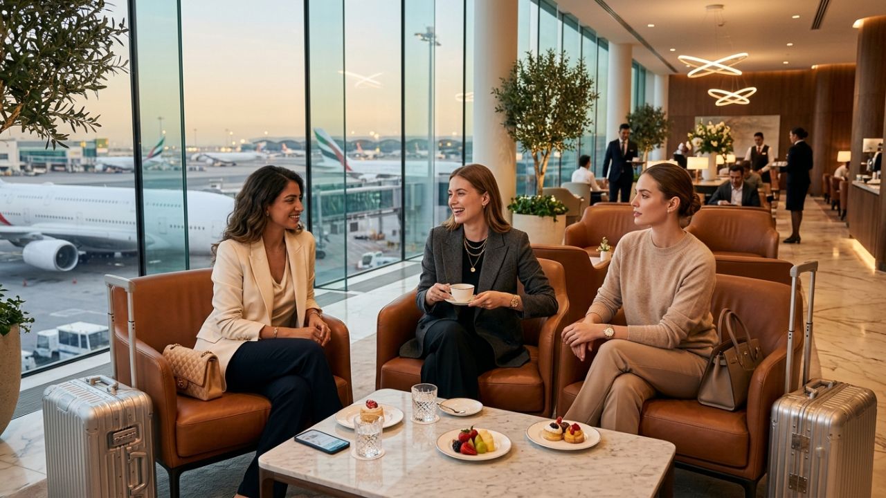 Emirates global lounge upgrades Frankfurt Munich travel chaos