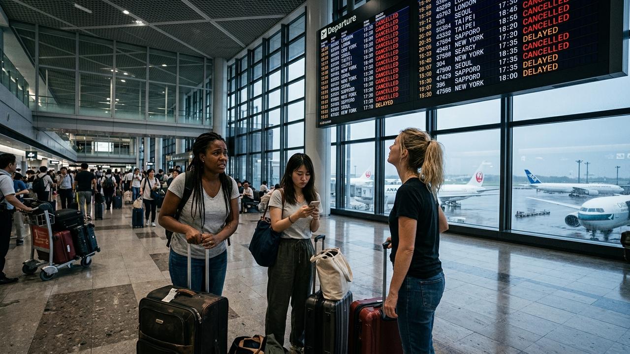Major Aviation Disruptions Hit Japan: 40 Flights Cancelled Across Tokyo, Osaka, and Hokkaido