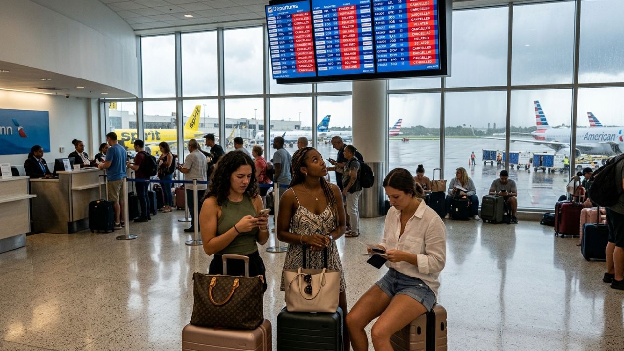 Severe Travel Chaos Paralyzes Fort Lauderdale Airport as American Airlines, Delta, and JetBlue Suffer 15 Flight Cancellations and 114 Delays Disrupting Caribbean Routes: Airline News
