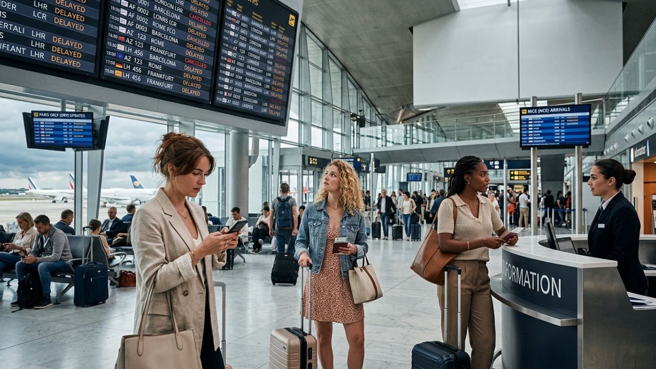 France Aviation Crisis: Over 1,140 Flight Delays and 50+ Cancellations Strant Tens of Thousands Across Paris, Nice, Lyon, and Bordeaux as Air France, easyJet, and Ryanair Face Severe Travel Chaos