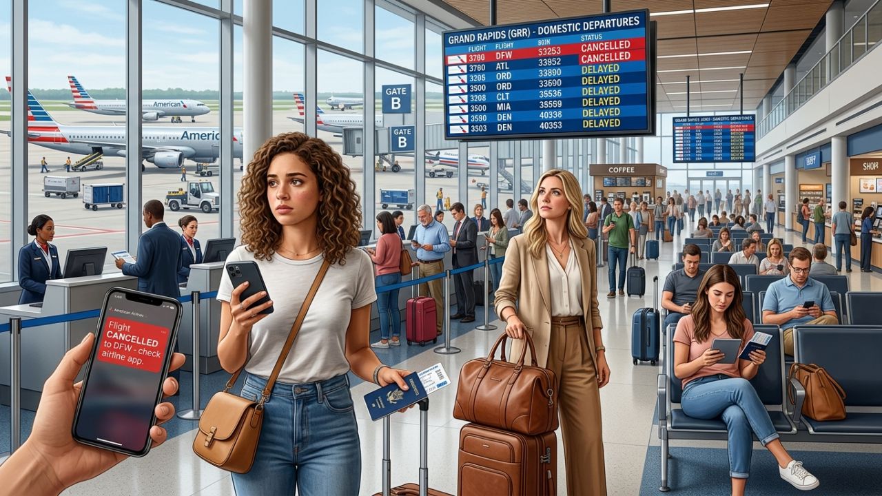 Breaking Airline News: Severe Travel Chaos Hammers Gerald R. Ford Airport as American Airlines Suffers Massive Flight Cancellations