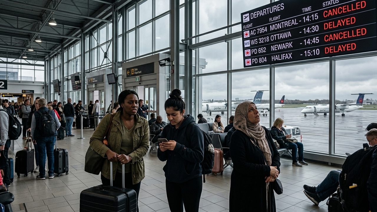 Toronto City Centre Airport Disruptions: Jazz and Porter Airlines Cancel Flights Across North American Network