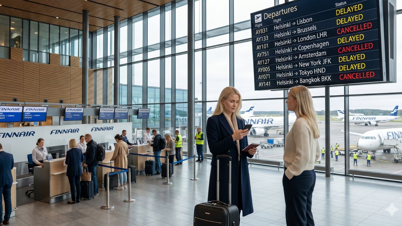 Nordic Terminal Gridlock: Finnair Suffers 51 Severe Delays and Abrupt Flight Cancellations at Helsinki-Vantaa Airport Triggering Global Travel Chaos