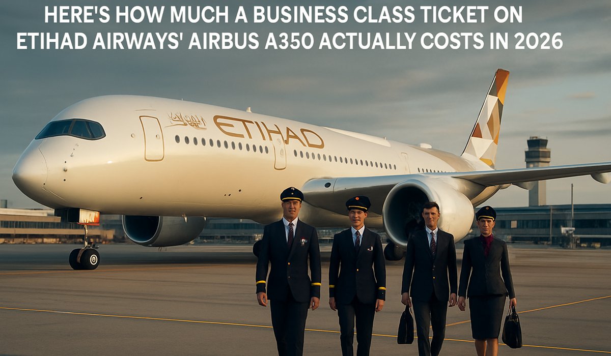 Etihad Airways' Business Class Pricing on A350 Aircraft Reveals Premium Strategy for 2026