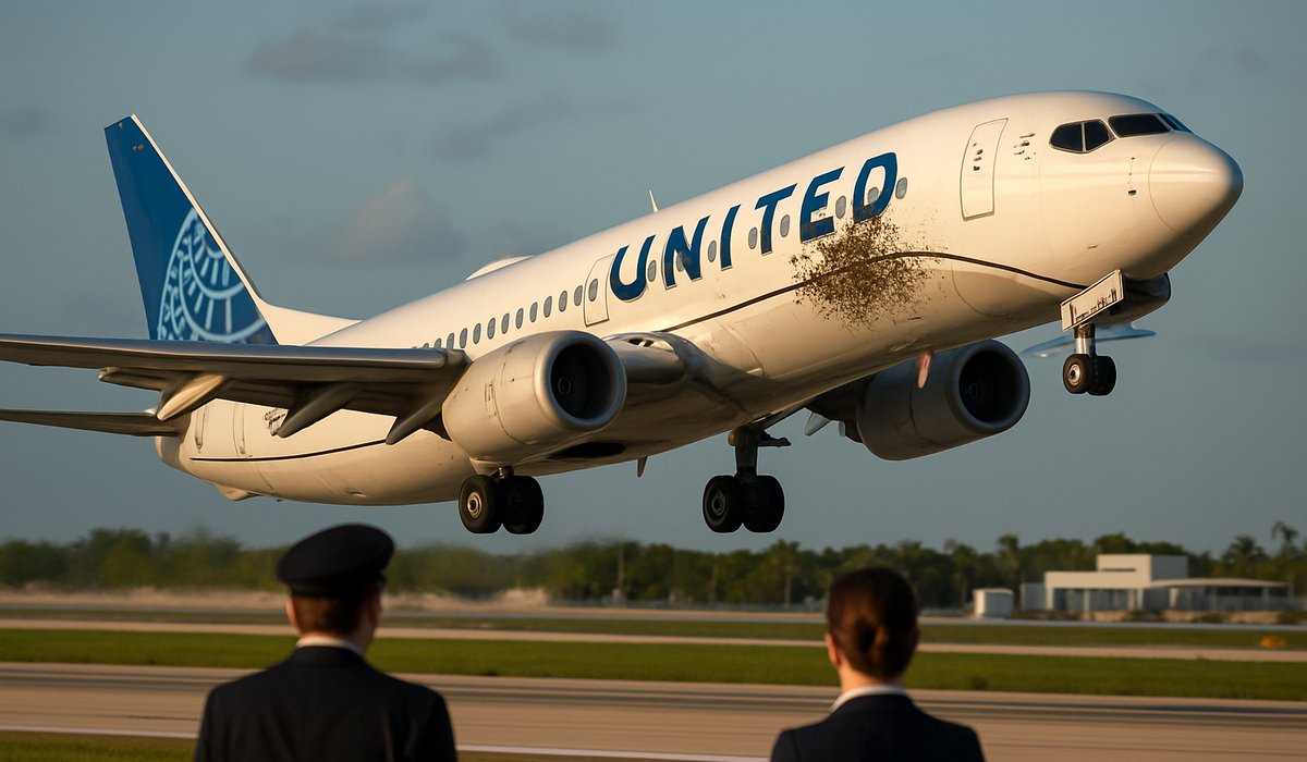 United Airlines Boeing 737 Takes Off Through Bee Swarm in Extraordinary Cancun Incident