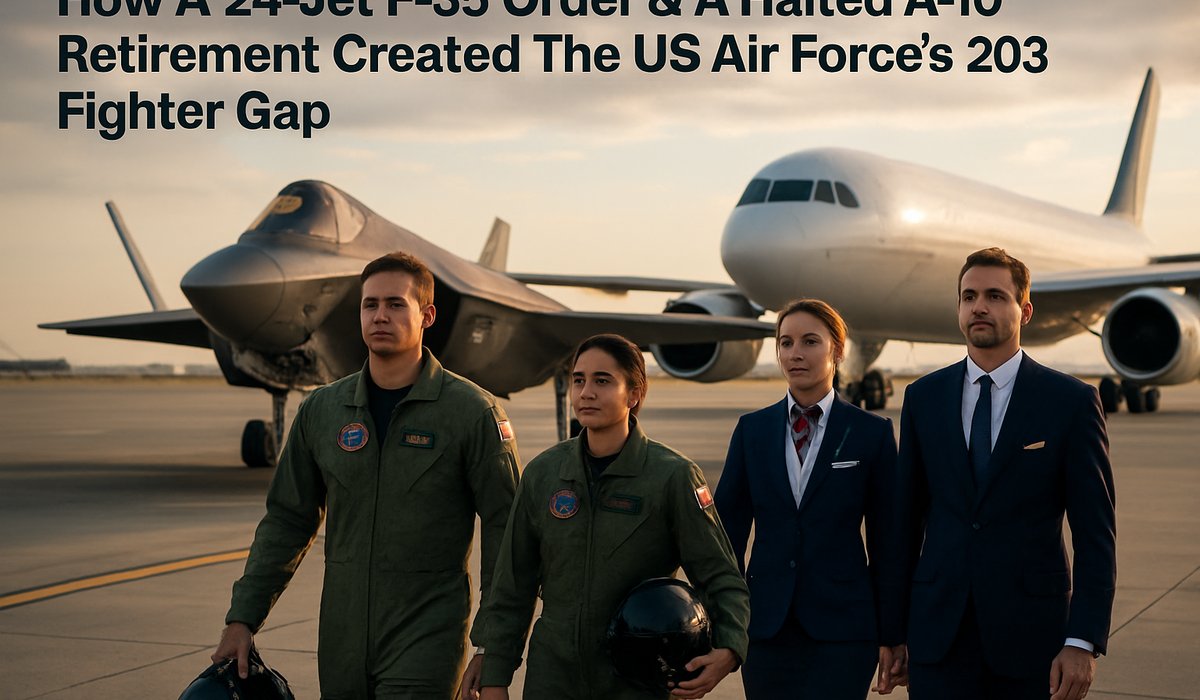 US Air Force Faces Critical Fighter Shortage Through 2030 as F-35 Delays and A-10 Reprieve Complicate Fleet Strategy