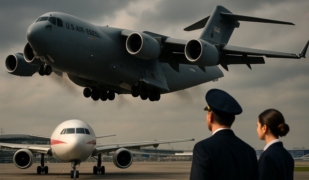 Military Aviation Breakthrough: How the C-17 Globemaster III Executes Extreme Combat Descents Using Reverse Thrust Technology