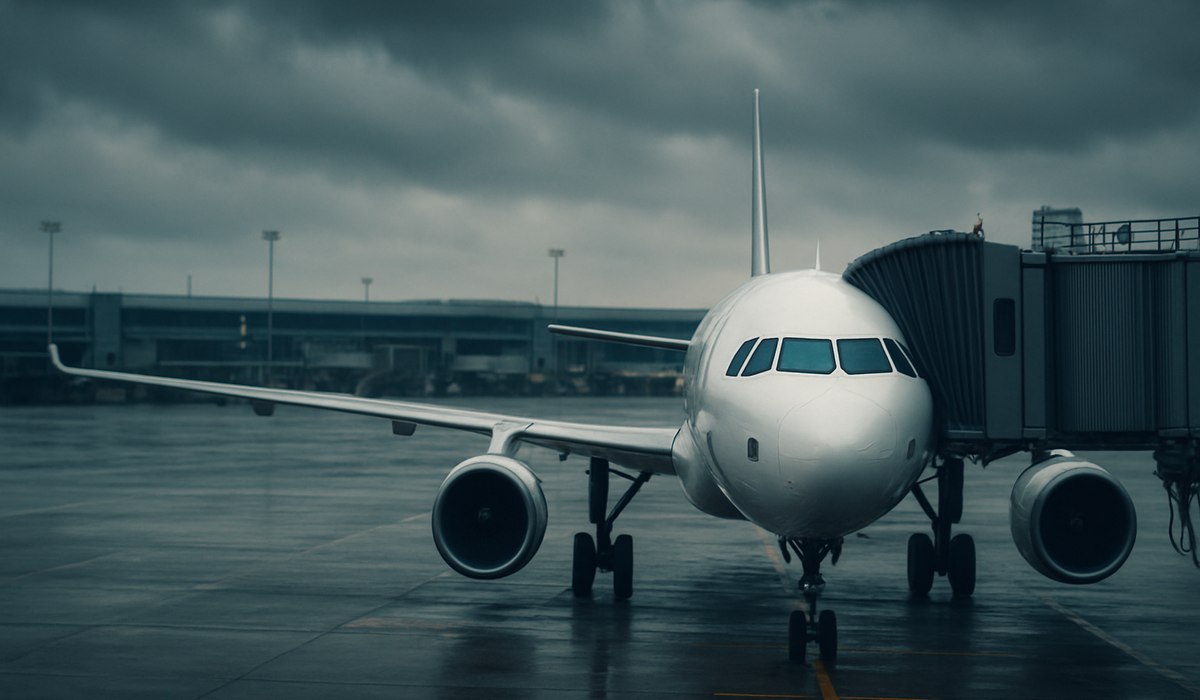 IndiGo aircraft at airport terminal, network optimization announcement, 2026