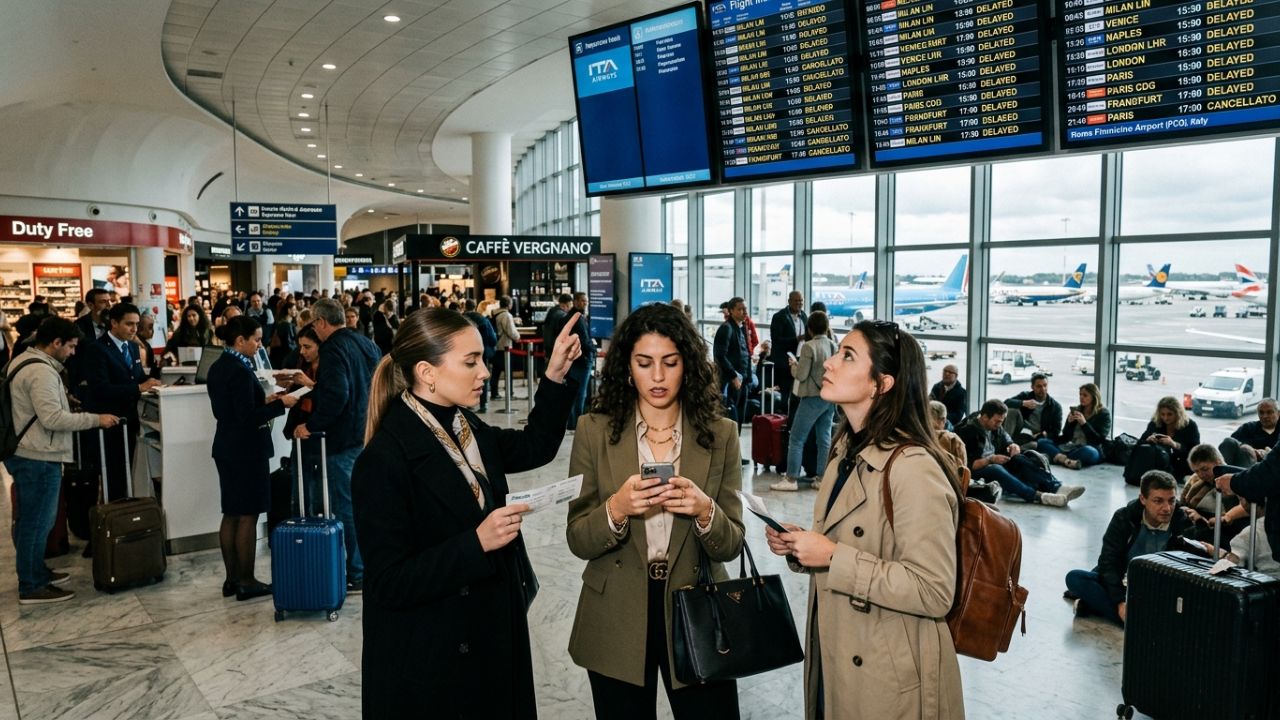 Travel Chaos Sweeps Italy: 647 Flight Delays and Cancellations Disrupt Rome, Milan, Venice, and Pisa