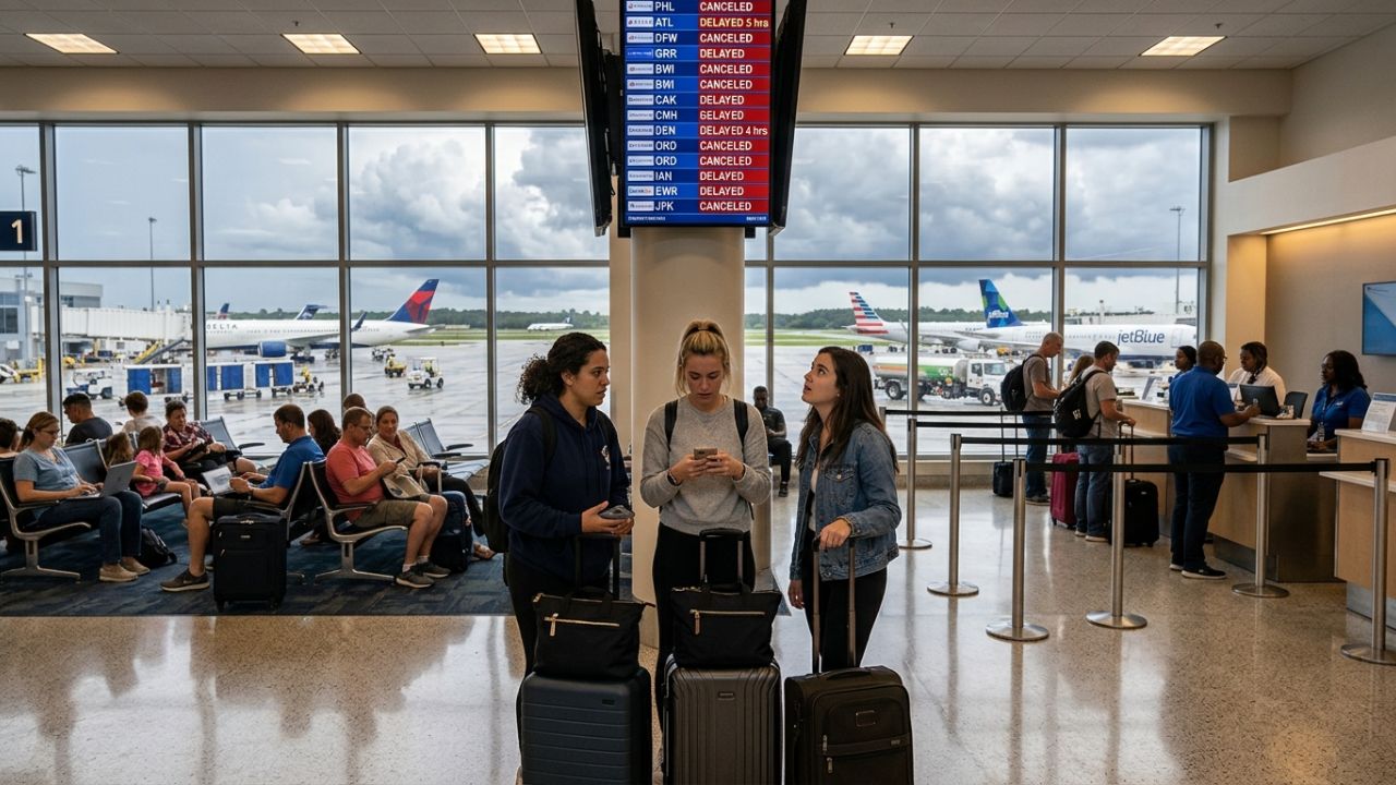 Travel Chaos Hits Jacksonville International Airport as Frontier, American, Delta, and United Trigger Flight Cancellations Disrupting Denver, Atlanta, and Columbus Routes: Airline News