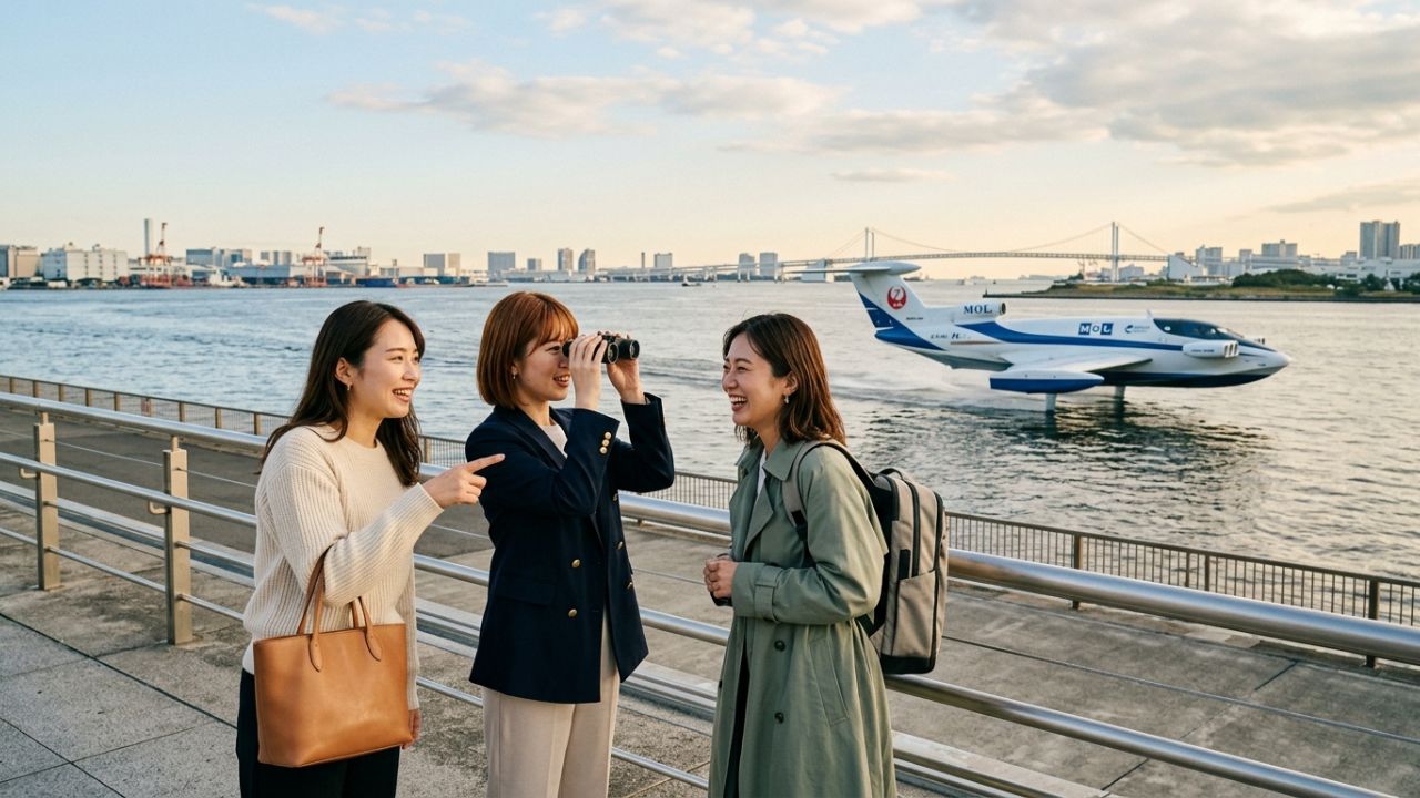 JAL MOL SeaGlider flying ship Japan aviation updates travel chaos