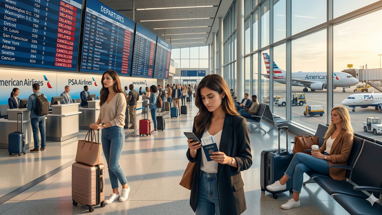 Breaking Airline News: Severe Travel Chaos Hits Kansas City International Airport as American Airlines and PSA Ground Flights
