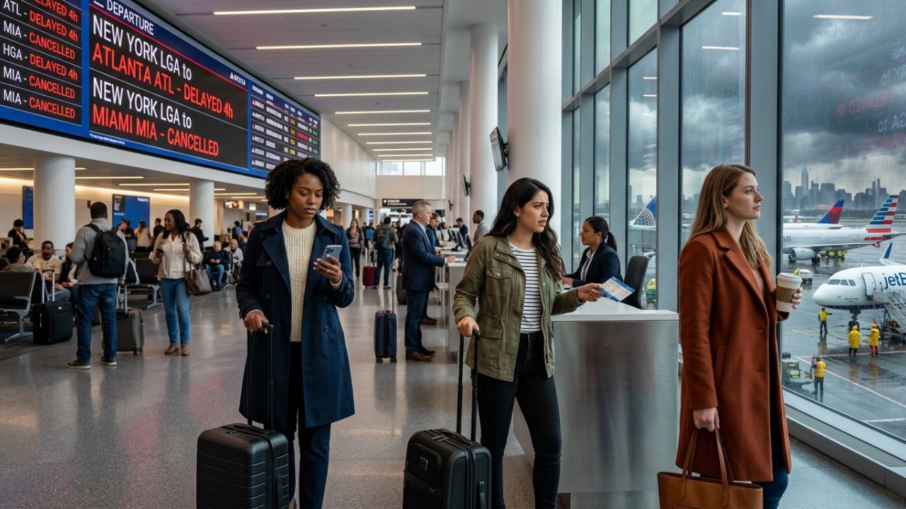 Breaking Airline News: Severe Thunderstorms Trigger Extreme Travel Chaos as LaGuardia Airport Suffers 110 Flight Cancellations