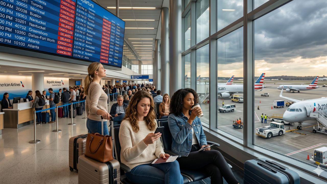 Breaking Airline News: Severe Travel Chaos Paralyzes LaGuardia Airport as Republic Airways and American Airlines Suffer Massive Flight Cancellations