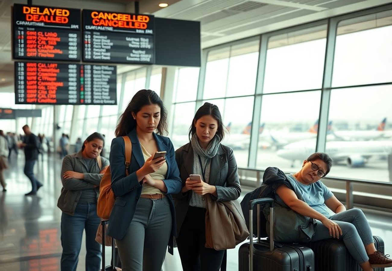LAX Operational Meltdown: Alaska Airlines, JetBlue, Southwest, Qantas Ground 7 Flights, Trigger 100+ Delays Across Global Routes