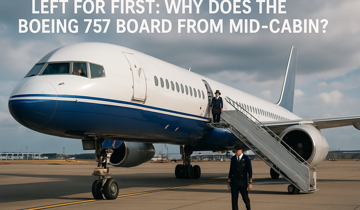 Boeing 757's Unique Mid-Cabin Boarding Strategy: Why Airlines Embrace This Unconventional Approach