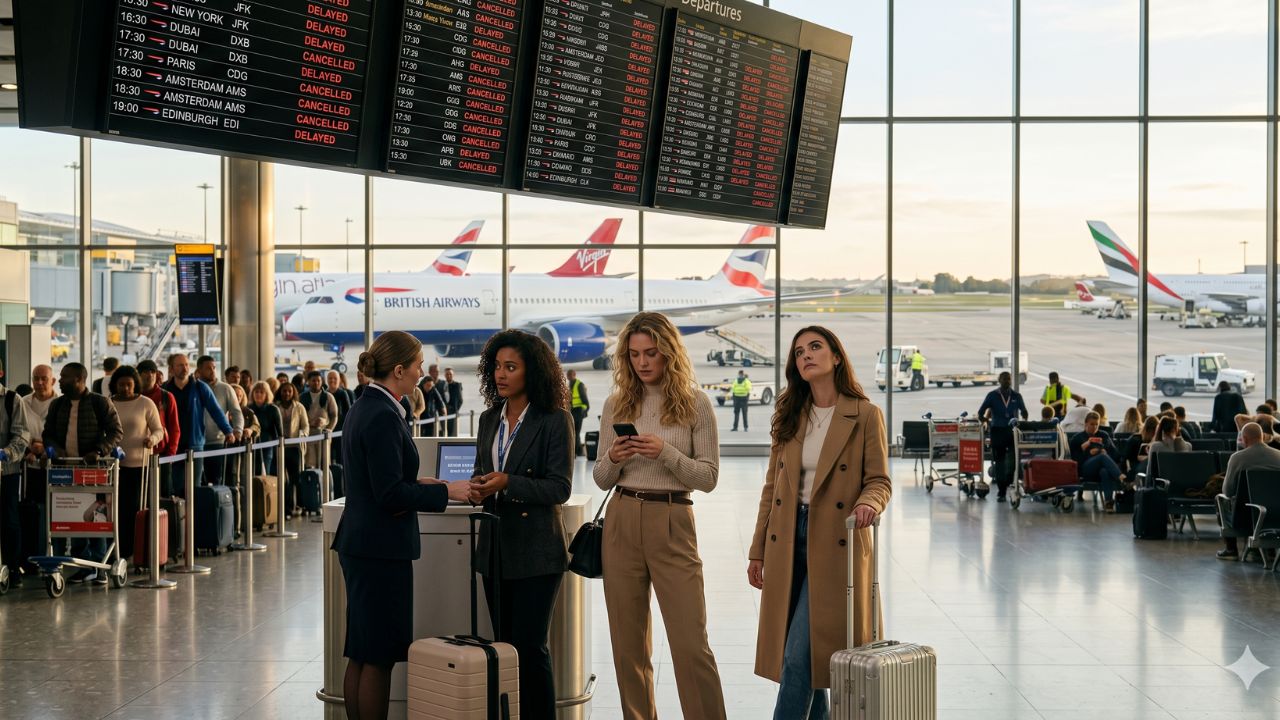 Breaking Airline News: London Heathrow and Gatwick Battle Terrifying Travel Chaos as British Airways and easyJet Violently Cancel 8 Flights