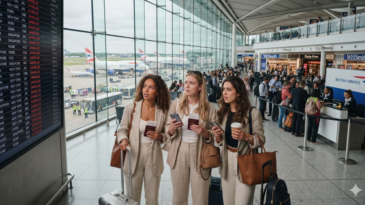 Aviation Updates: Massive London Network Collapse Triggers Travel Chaos as Heathrow and Gatwick Suffer 15 Major Flight Cancellations