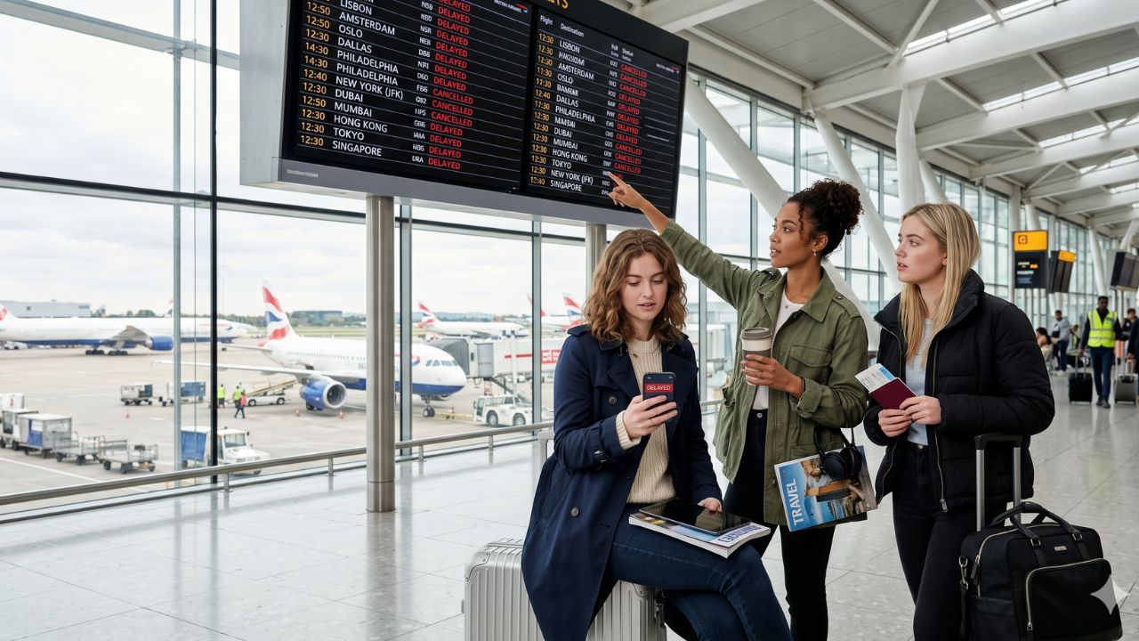 London Heathrow Terminal Gridlock: British Airways, SAS, and KLM Suffer Massive Flight Cancellations, Sparking Global Travel Chaos
