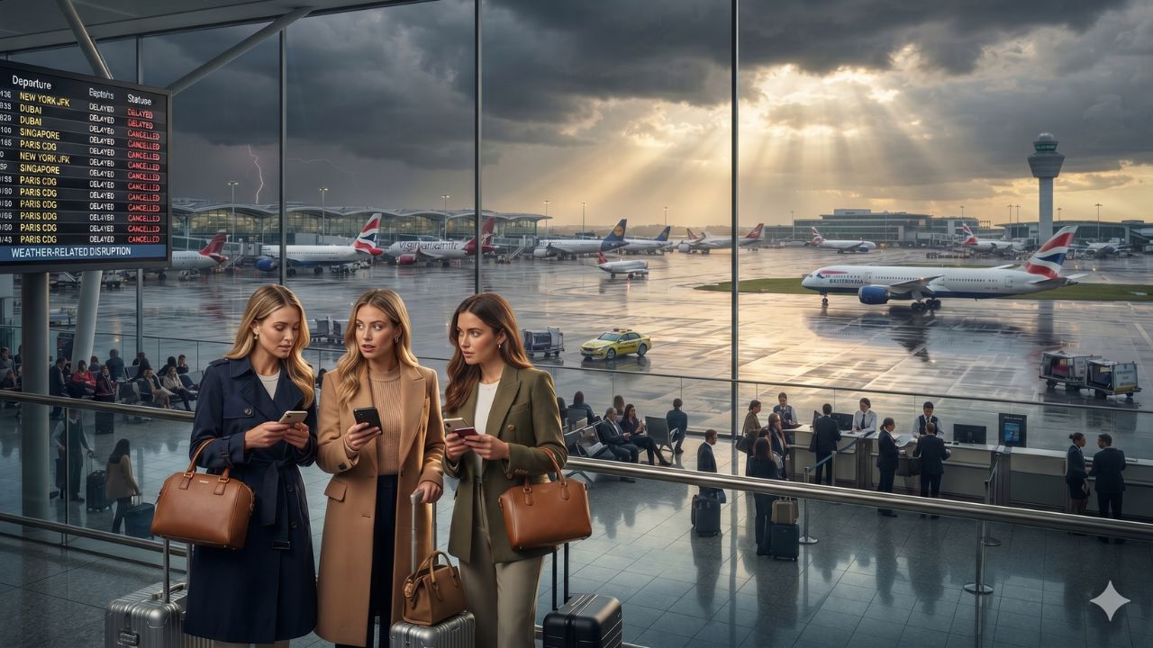 Aviation Updates: Over 900 Flights Grounded as Violent Summer Storms Unleash Travel Chaos Across London Heathrow and Gatwick
