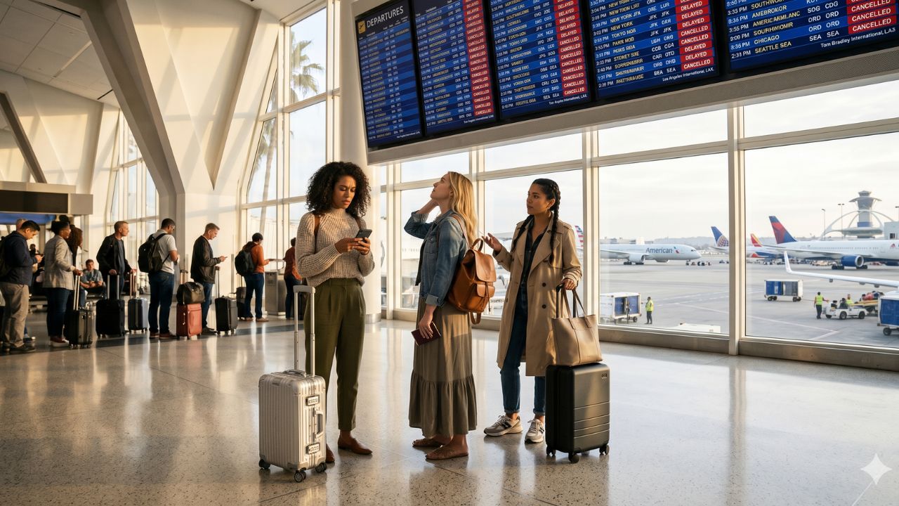 Breaking Airline News: Los Angeles International Airport Battles Terrifying Travel Chaos as American and Delta Violently Suffer 152 Flight Disruptions