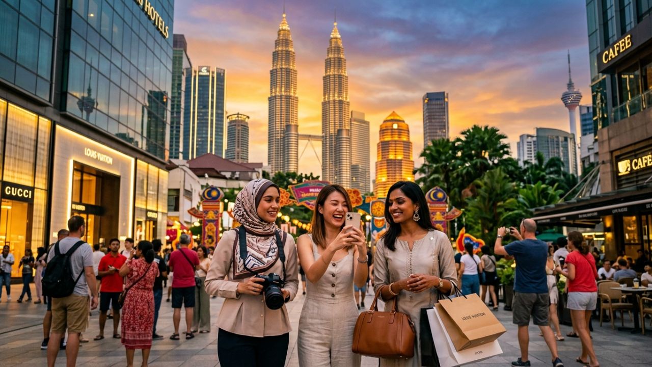 A highly dramatic scene capturing massive passenger relief as Malaysia aggressively deploys a massive aviation surge to bypass the travel chaos caused by volatile Middle Eastern fuel markets