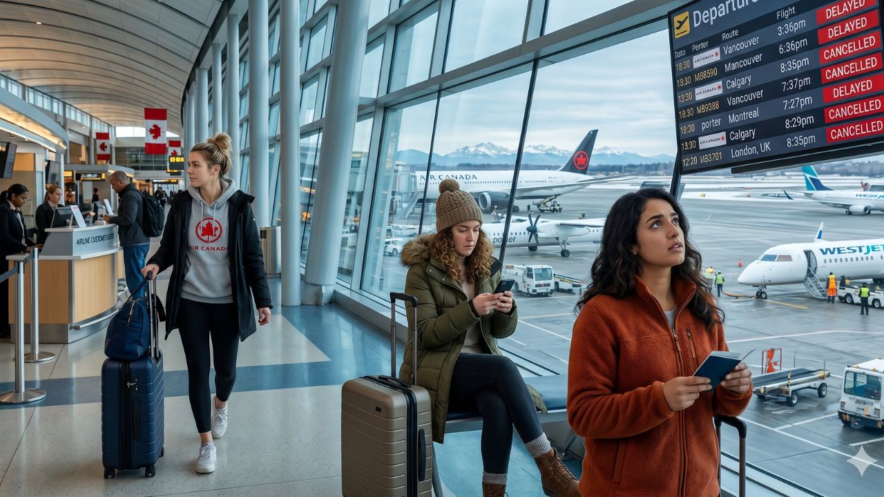 Breaking Airline News: Massive Canadian Travel Chaos Unfolds as 464 Flight Cancellations and Delays Paralyze Toronto, Vancouver, and Montreal Hubs