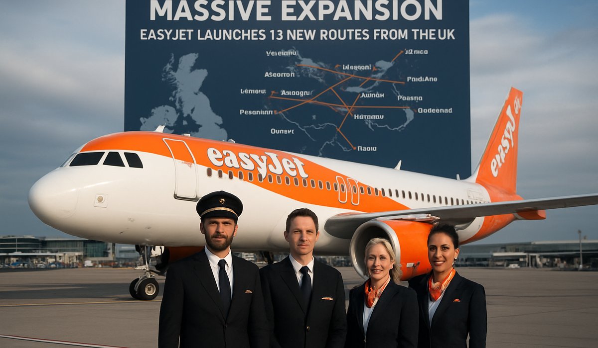 EasyJet Launches 13 New Routes From UK Bases as Budget Carrier Accelerates Winter Expansion Strategy