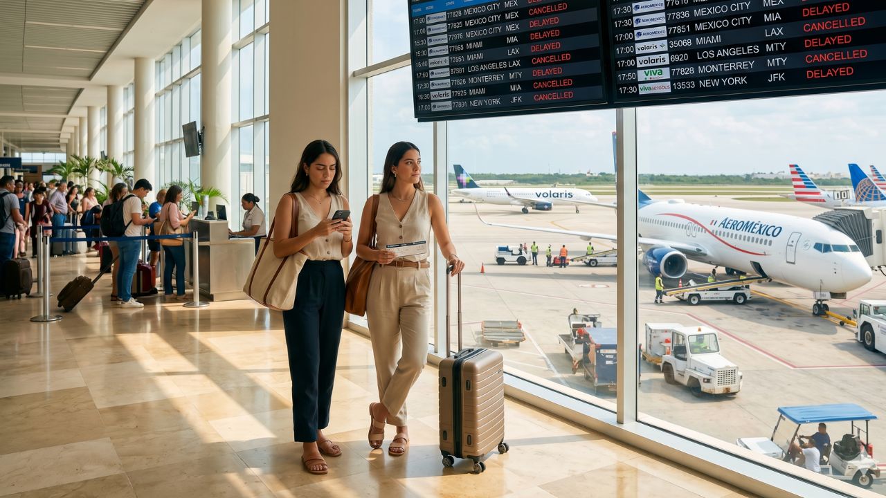 Mexico Travel Chaos: 11 Flights Cancelled as Massive Airport Disruptions Paralyze Cancun and Mexico City with 75 Terrifying Delays