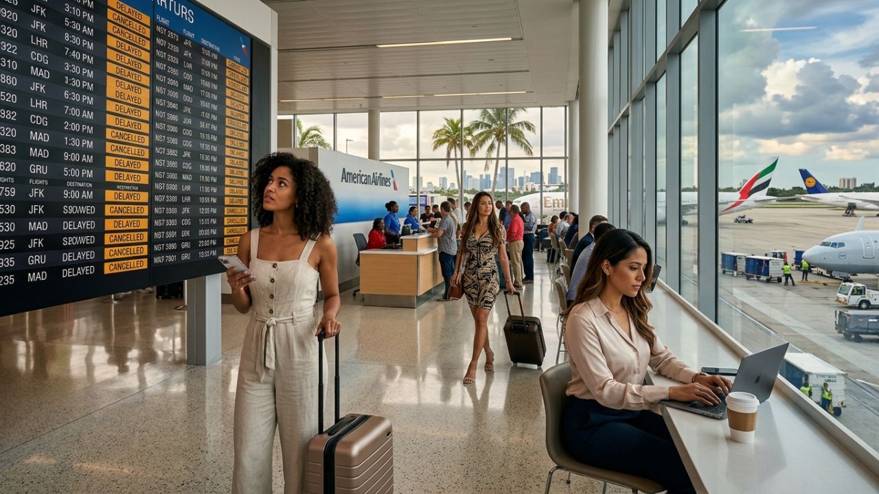 Miami Airport Mega-Meltdown Sparks Travel Chaos as 164 Delays and 4 Cancellations Crush American Airlines, Emirates, and Lufthansa
