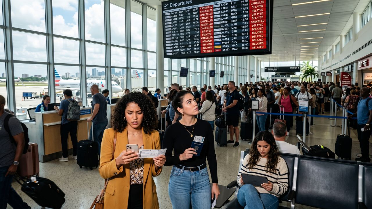 Miami International Airport Gripped by Travel Chaos as 65-Flight Disruption Wave Strands LATAM Peru, Virgin Atlantic, and Lufthansa Passengers: Latest Airline News