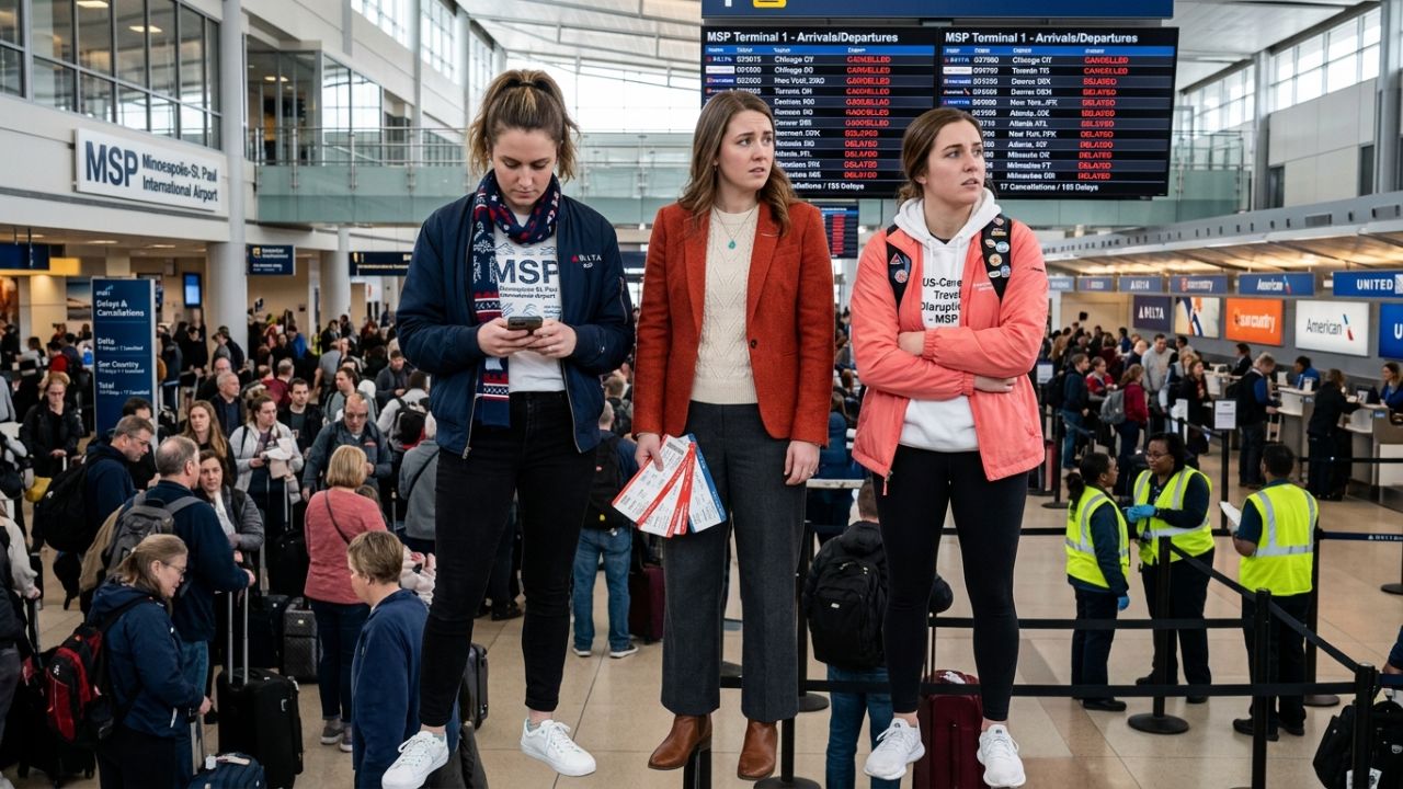 Minneapolis Airport Meltdown Triggers Severe Travel Chaos as Delta and Sun Country Face Massive Flight Cancellations