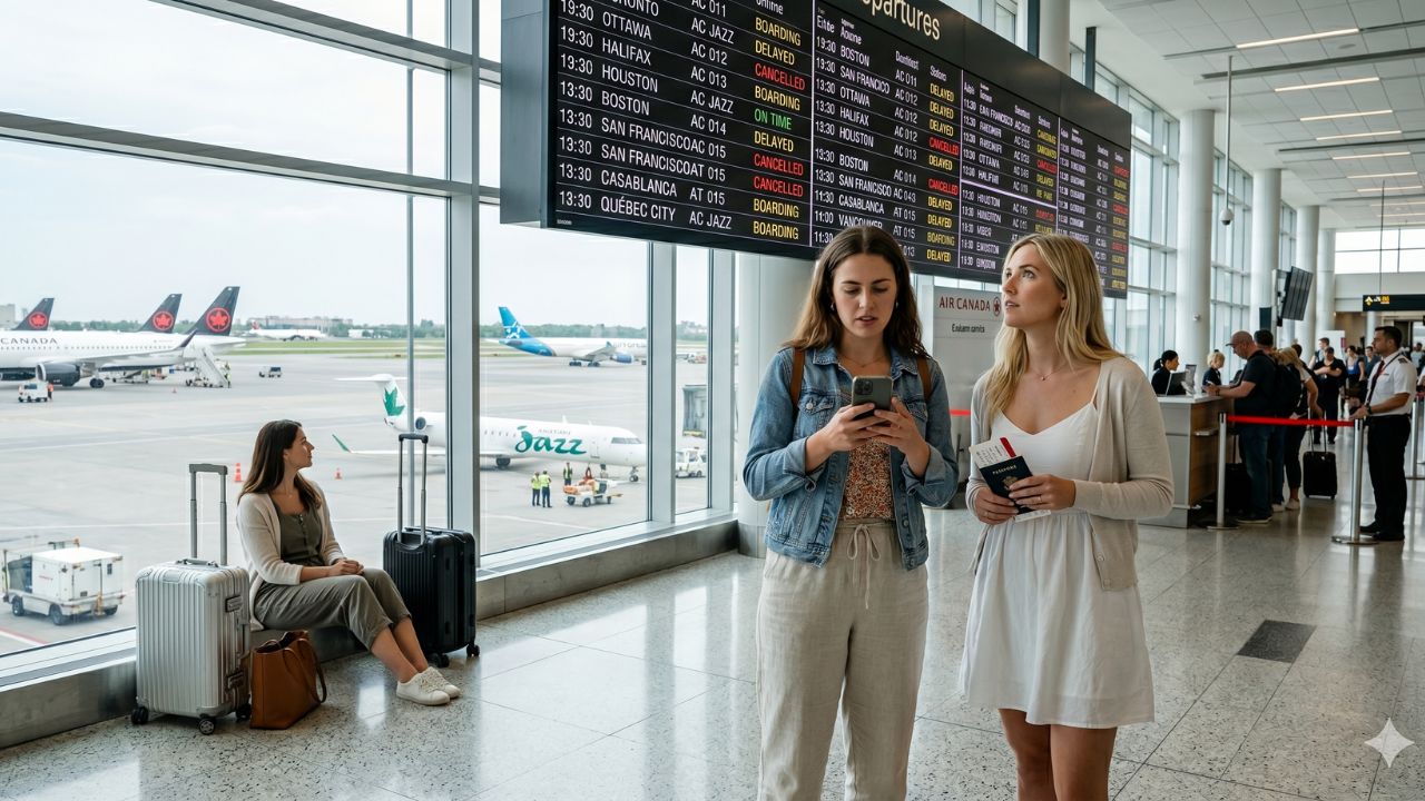 Canada Travel Chaos: 9 Flights Cancelled as Massive Airport Disruptions Paralyze Montréal Trudeau International with 65 Terrifying Delays