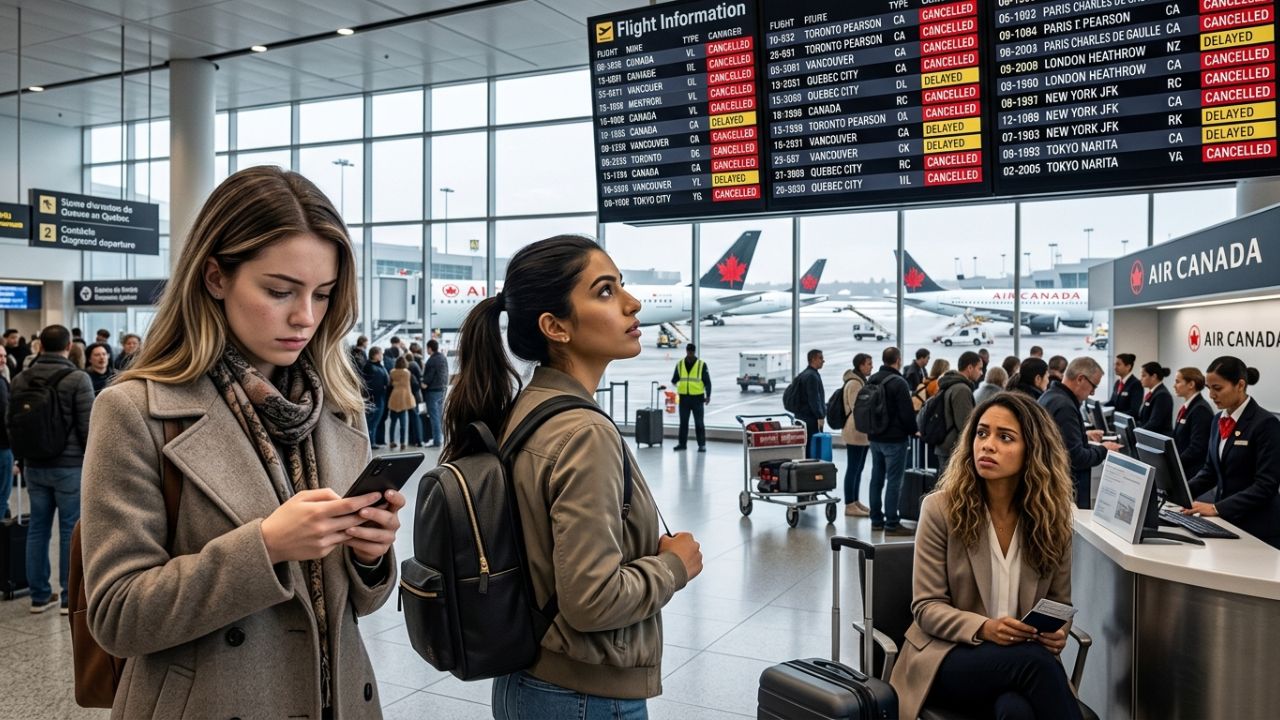 Travel Chaos at Montreal Trudeau: 60 Cancellations and 155 Delays Cripple Air Canada, Jazz Aviation, and Global Routes