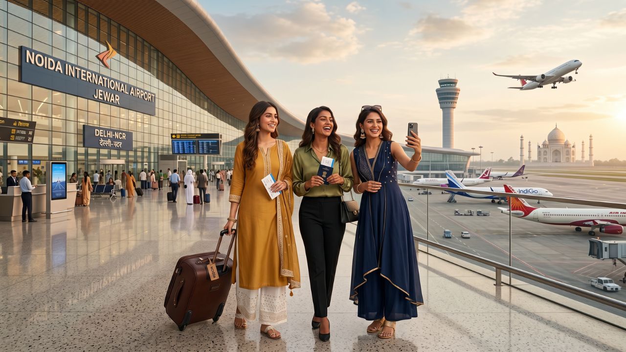 New Noida International Airport at Jewar Eradicates Delhi Travel Chaos, Launching Direct Taj Mahal Gateway to Bypass Airport Disruptions: Latest Airline News