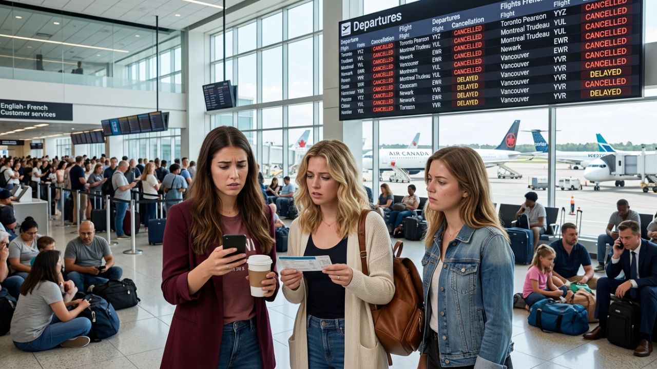 Travel Chaos at Ottawa Airport: 15 Cancellations and 32 Delays Paralyze Air Canada, Jazz Aviation, and Porter Airlines