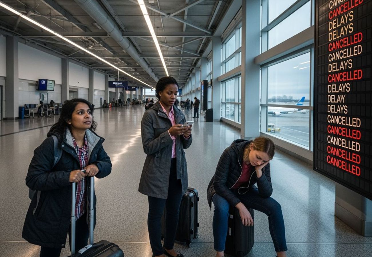 Ottawa Airport Chaos: Porter Airlines, Jazz Aviation, PAL Airlines Cancel 7 Flights Across Canada-US Network