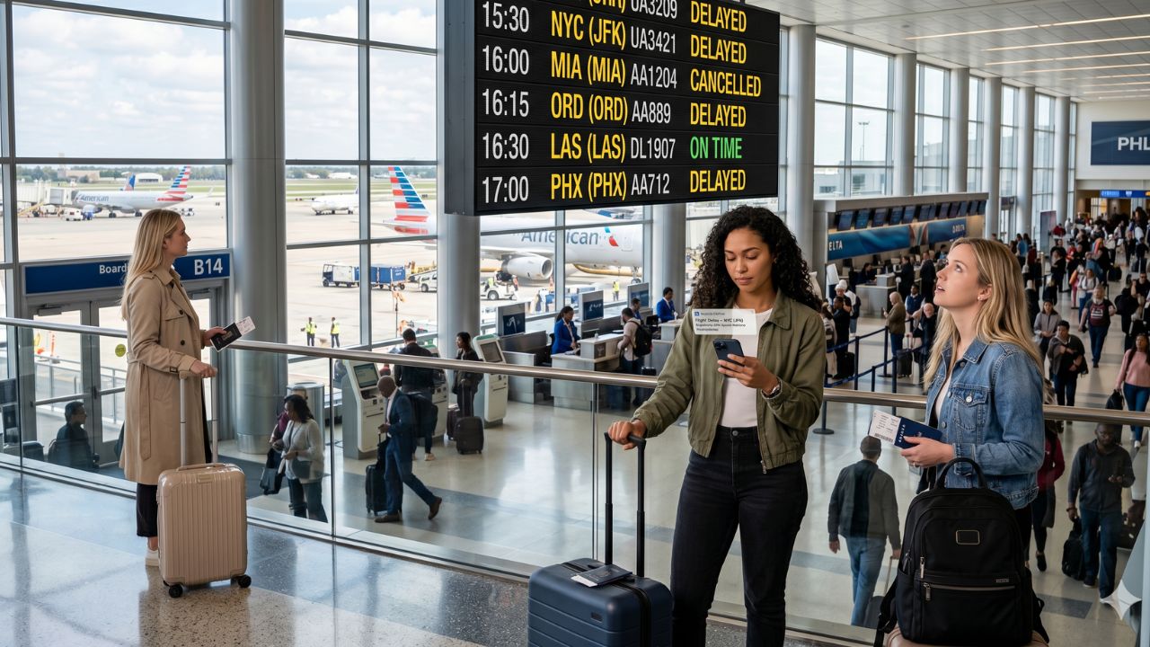 Philadelphia Terminal Gridlock: American Airlines Network Buckles as 85 Flight Delays and Cancellations Trigger Massive Travel Chaos