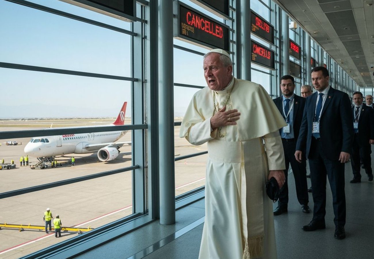 Pope Leo XIV Stranded in Tenerife: Engine Failure Forces Papal Iberia A320 Evacuation, Spanish King Offers Private Jet Rescue