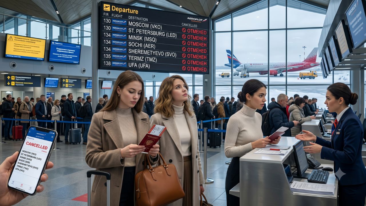 Breaking Airline News: Severe Travel Chaos Paralyzes Russian Aviation as 40 Flight Cancellations Decimate Pulkovo and Vnukovo Airports