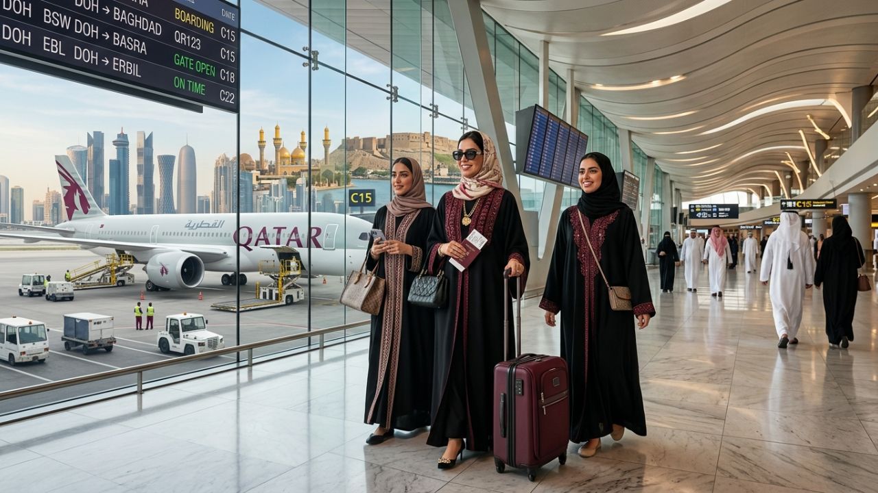 Aviation Updates: Qatar Airways Restores Critical Iraq Routes, Ending Regional Travel Chaos in West Asia