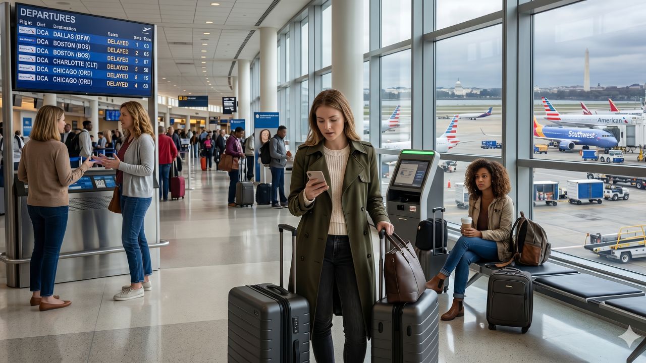 Washington Terminal Gridlock: American, PSA, and Southwest Suffer 85 Severe Flight Delays at Reagan National, Triggering Massive Travel Chaos