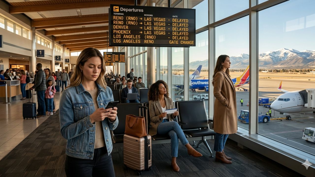 Breaking Airline News: Severe Travel Chaos Strikes Reno-Tahoe Airport as United and Southwest Suffer Sudden Flight Cancellations