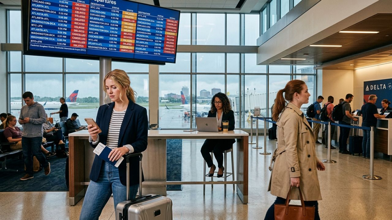 Rochester Airport Meltdown Sparks Travel Chaos as Delta Air Lines and Regional Partners Ground 8 Flights Amidst US Gridlock