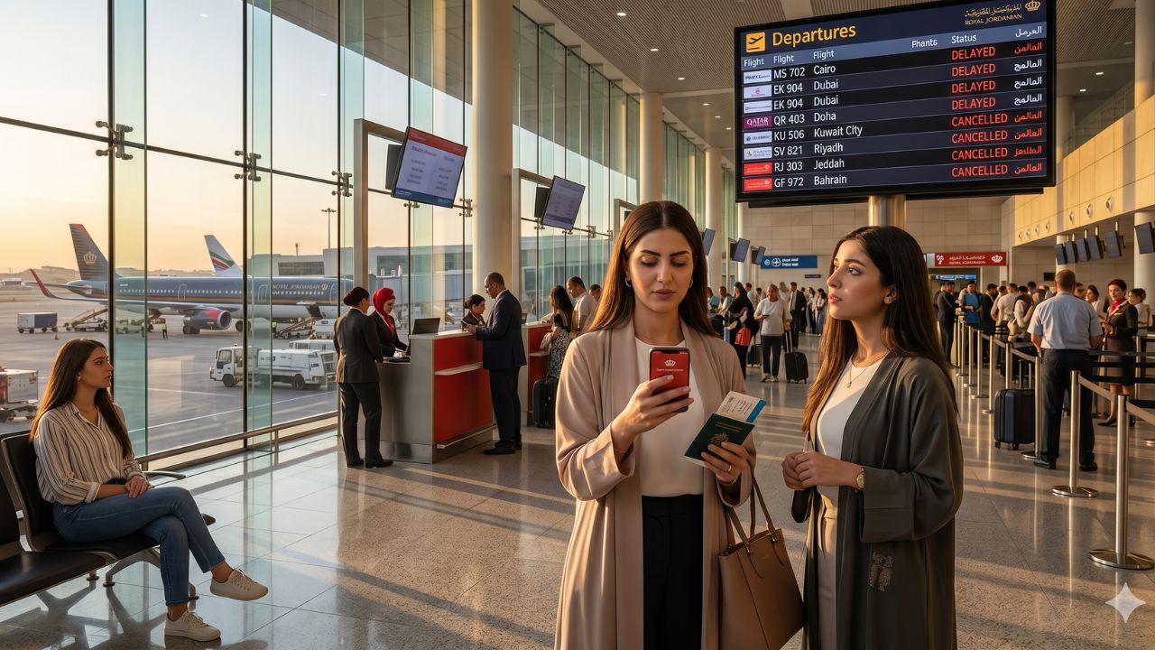Breaking Airline News: Queen Alia International Battles Terrifying Travel Chaos as Royal Jordanian Violently Cancels 3 Flights and Delays 8 More
