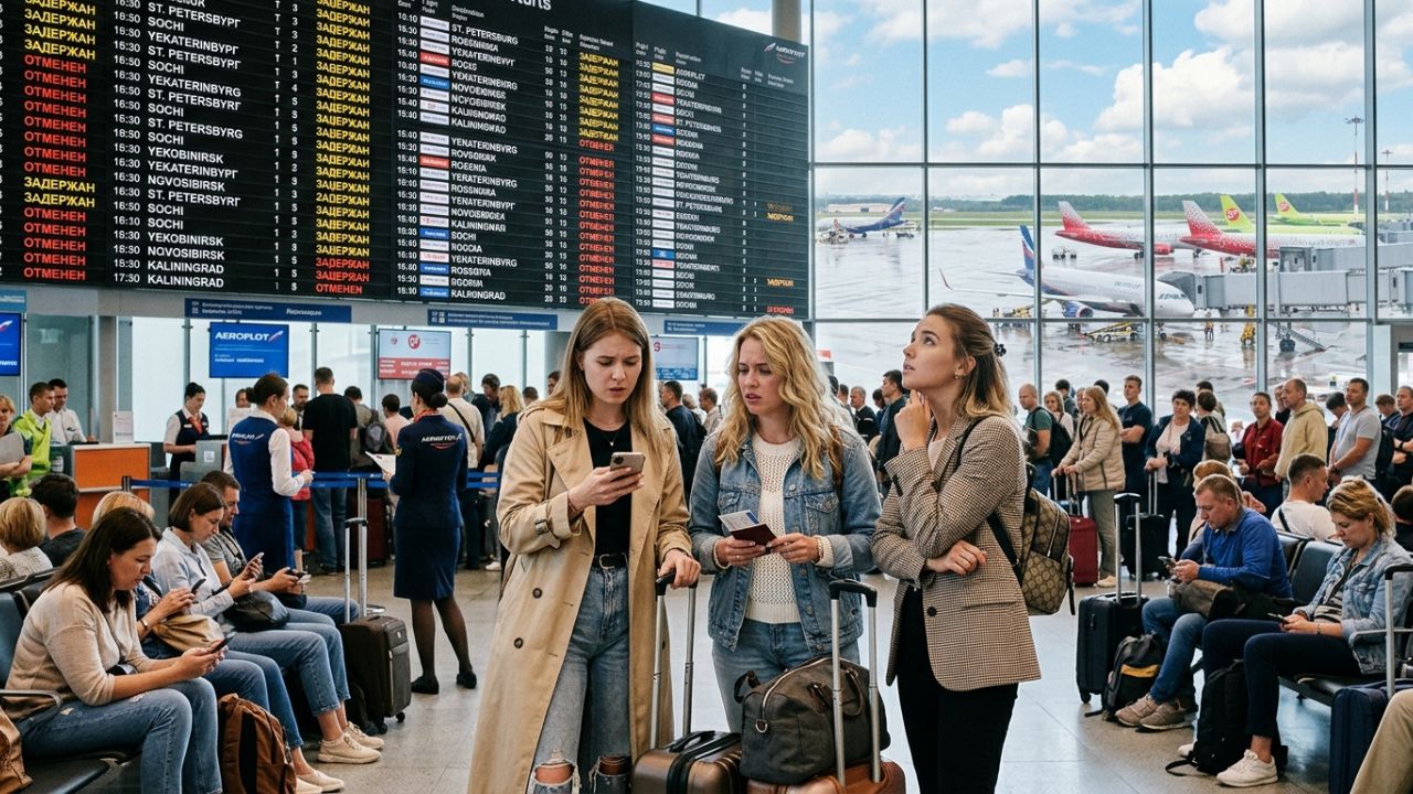 Travel Chaos Sweeps Russia: 67 Cancellations and 119 Delays Paralyze Moscow, St. Petersburg, and Regional Airports