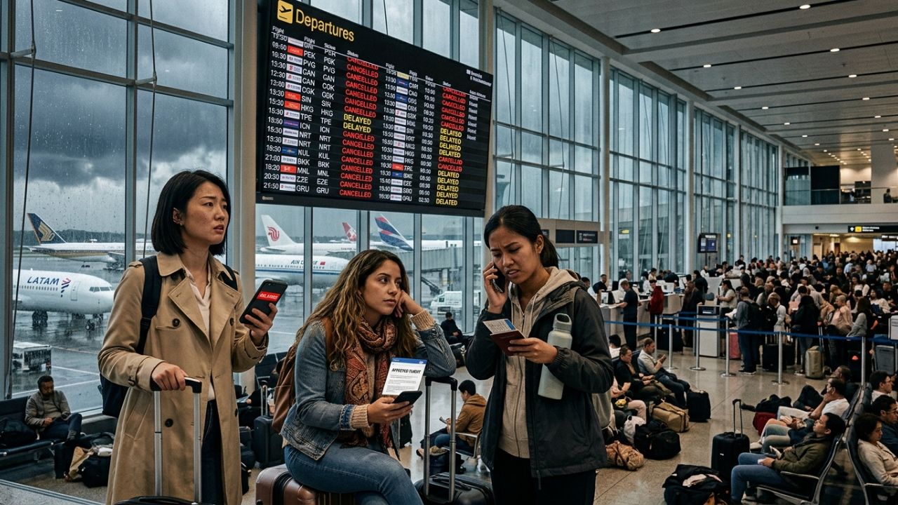 Breaking Airline News: Severe Travel Chaos Hits Global Grids as China Eastern, Air China, and Garuda Cancel 96 Flights Amid 607 Delays