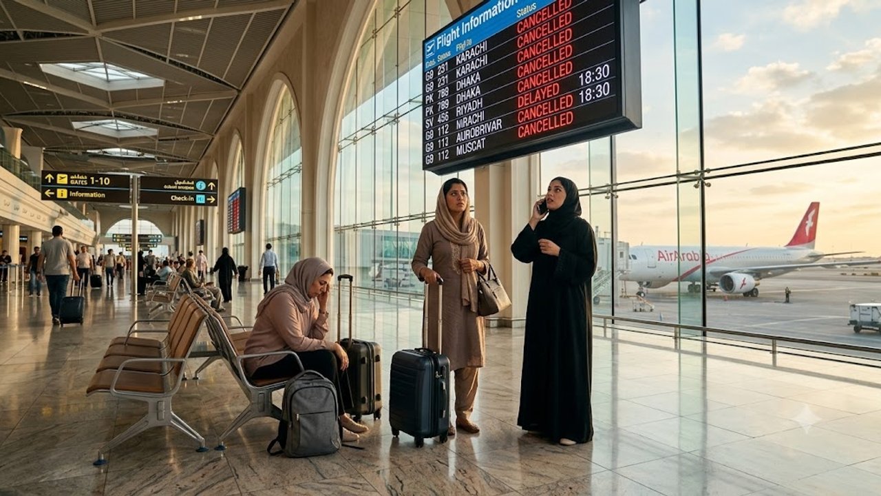 Sharjah International Airport Sees Disruptions as Key Routes to Kuwait and Sialkot Cancelled